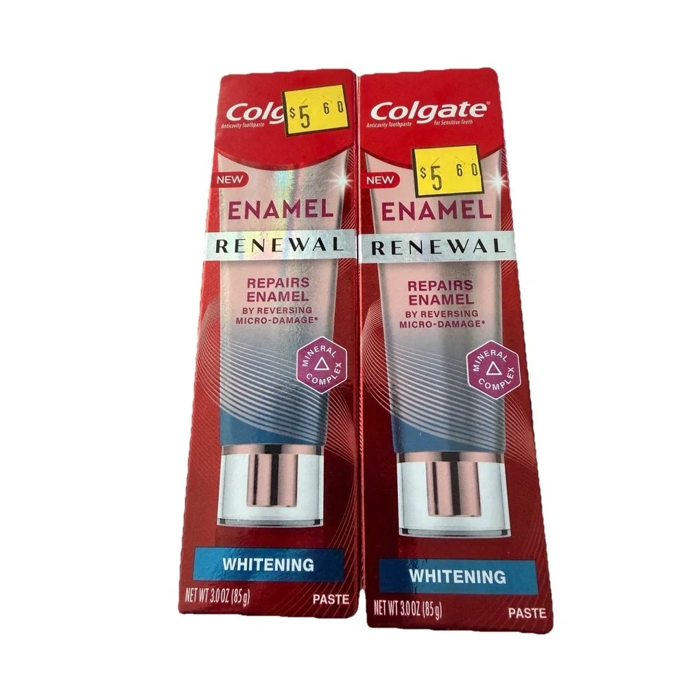 Colgate Gum Renewal Whitening Toothpaste-Enamel‎ Repair Whitening -pack Of 4